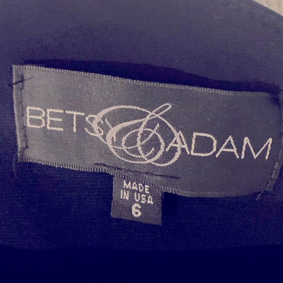 Ladies Dark Navy 1 shoulder Evening Dress - Picture 7 of 7